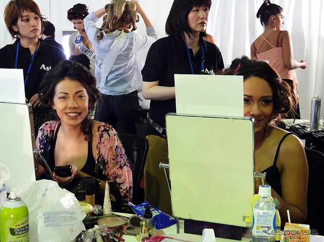 2016ミス・インターナショナル世界大会 バックヤード(10月27日、東京ドームホテル)