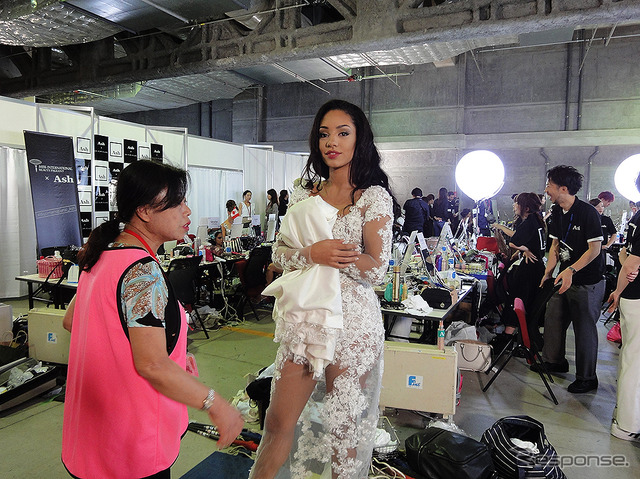 2016ミス・インターナショナル世界大会 バックヤード(10月27日、東京ドームホテル)