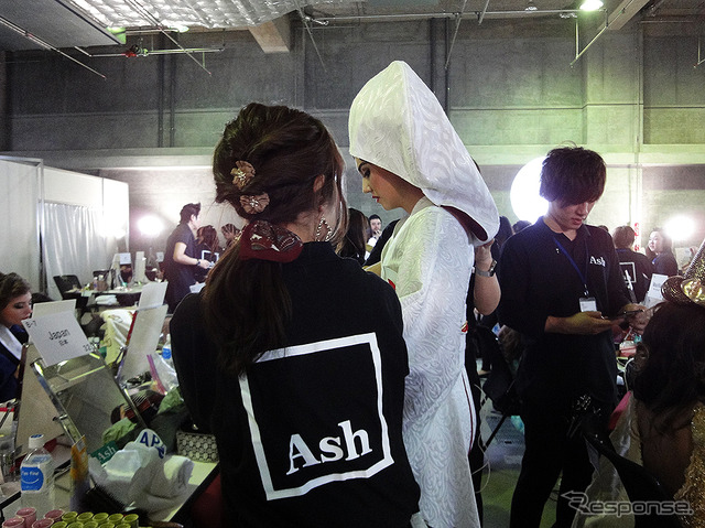2016ミス・インターナショナル世界大会 バックヤード(10月27日、東京ドームホテル)