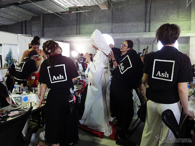 2016ミス・インターナショナル世界大会 バックヤード(10月27日、東京ドームホテル)