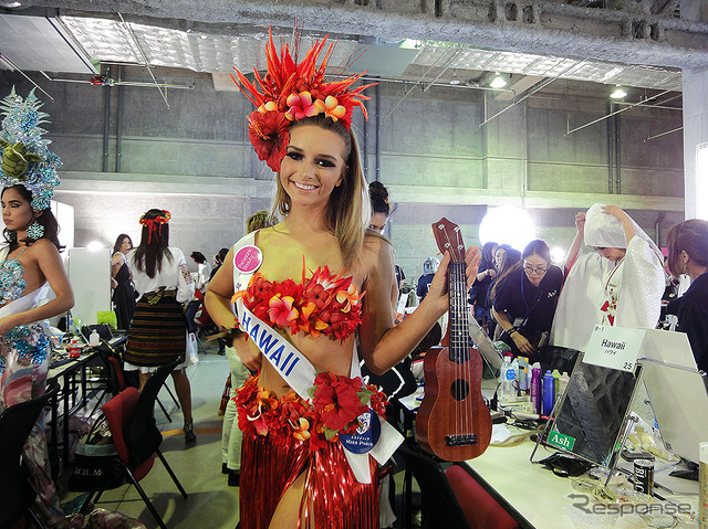 2016ミス・インターナショナル世界大会 バックヤード(10月27日、東京ドームホテル)