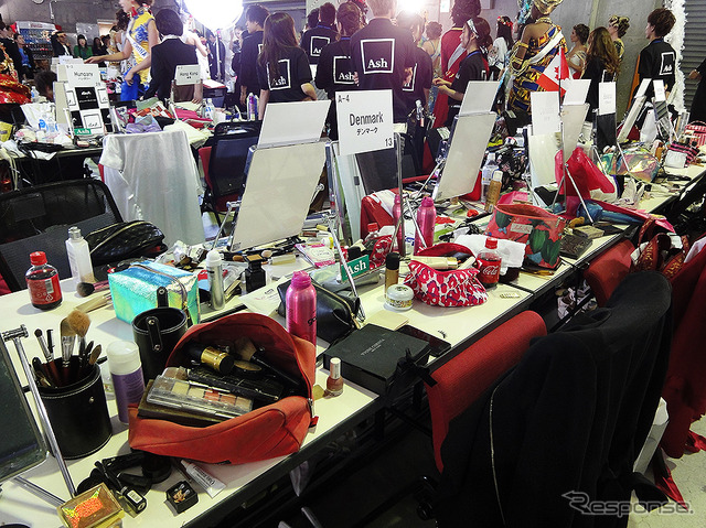 2016ミス・インターナショナル世界大会 バックヤード(10月27日、東京ドームホテル)