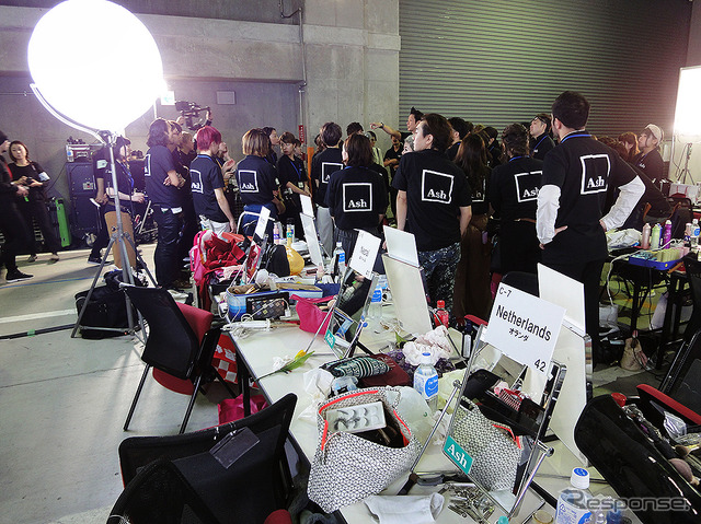2016ミス・インターナショナル世界大会 バックヤード(10月27日、東京ドームホテル)