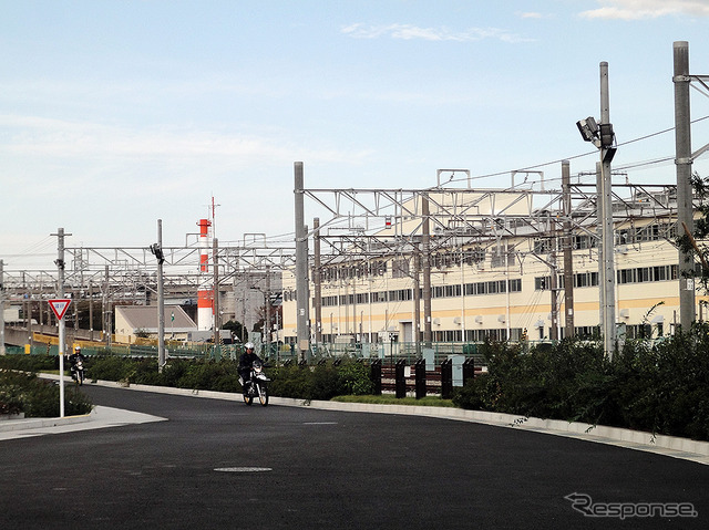 東京メトロ 異常時総合想定訓練(10月27日、新木場検車区内 総合研修訓練センター)