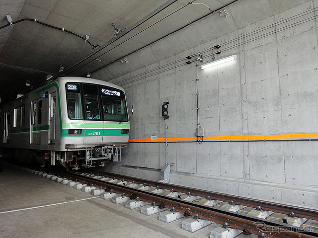 東京メトロ 異常時総合想定訓練(10月27日、新木場検車区内 総合研修訓練センター)