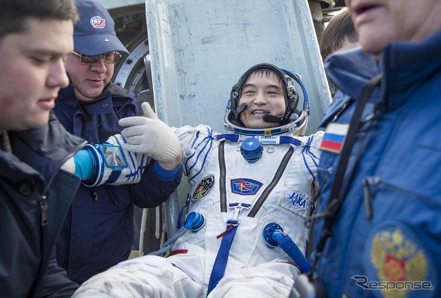 帰還した大西宇宙飛行士