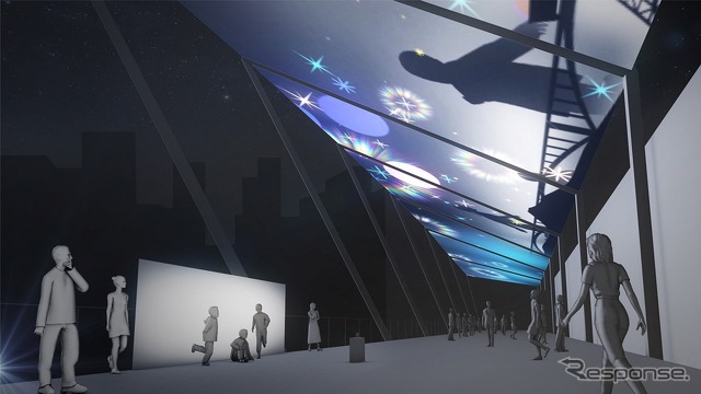 東京駅グランルーフ Light on Train(イメージ。2016年12月1~25日開催)