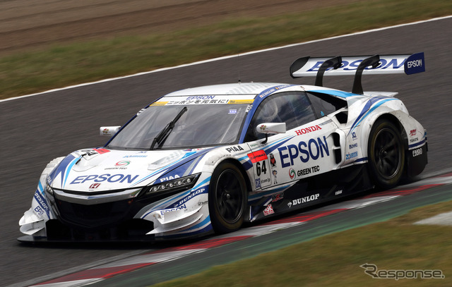 今季のSUPER GTで中嶋大祐選手とB.バゲット選手のコンビが走らせている「Epson NSX CONCEPT-GT」。