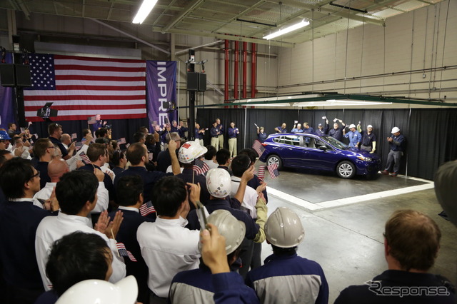 米工場での生産が始まったインプレッサ