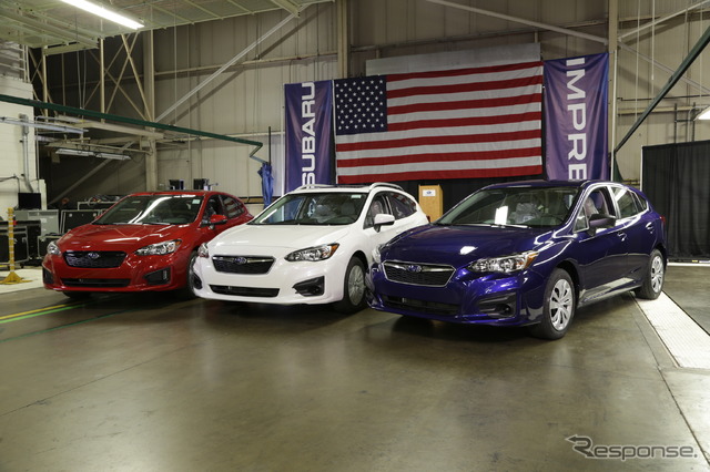 米工場での生産が始まったインプレッサ