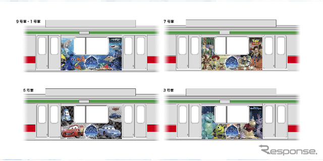 東急Disney電車「TOKYU CHRISTMAS WONDERLAND 2016 -Disney CRYSTAL MAGIC-」