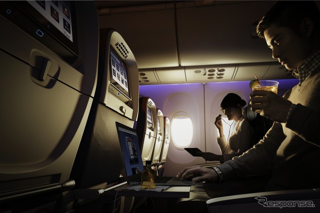 デルタ航空の機内Wi-Fi　source: Delta Air Lines