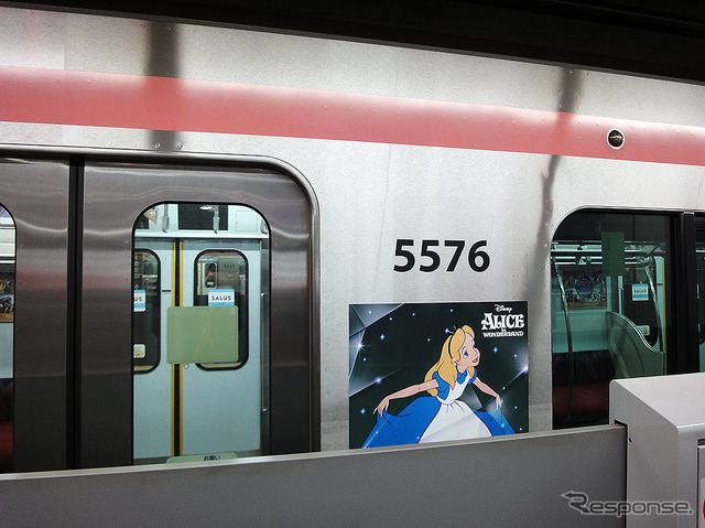 サスティナ車両（5号車、5576）を5号車を組み込む5176編成 “東急Disney電車”