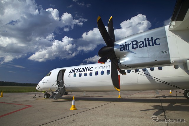 ボンバルディアQ400 NextGen　source: airBaltic