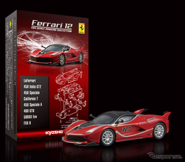 フェラーリ FXX K がミニカーに…京商、サークルKサンクス フェラーリ FXX K がミニカーに…京商、サークルKサンクス