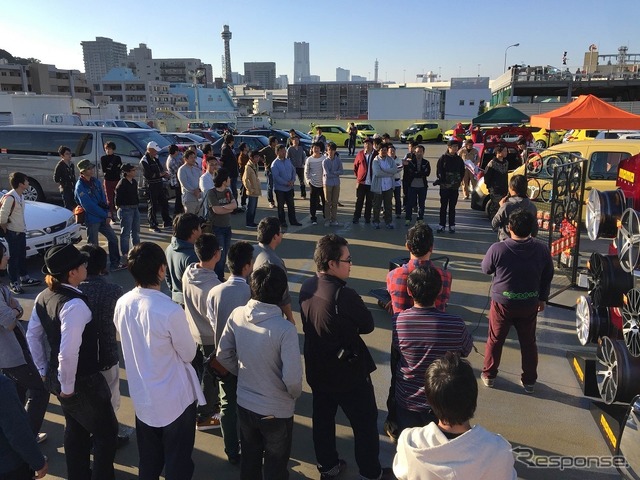 エンスー新聞 Presents 第5回 Fun2meeting in イエローハット新山下店。大成功の裡に終了。