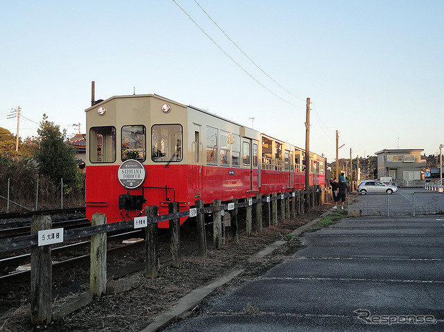 小湊鉄道線「里山トロッコ」（上総牛久駅）