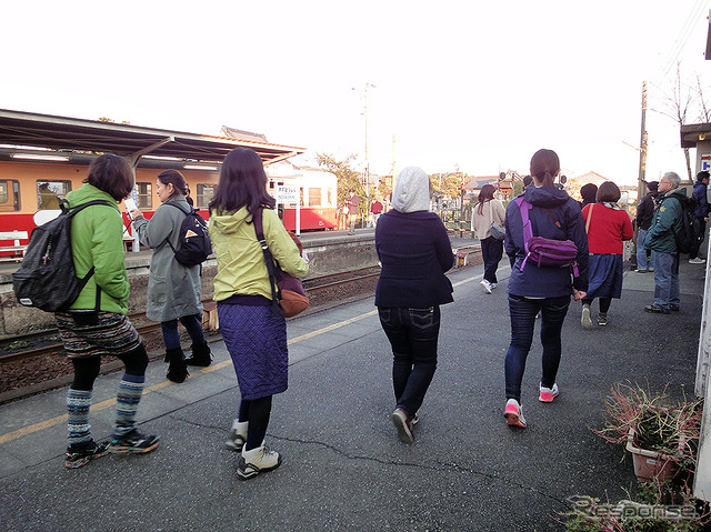 小湊鉄道線「里山トロッコ」（上総牛久駅）