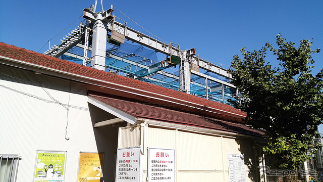 JR青梅線 東中神駅(2016年11月時)