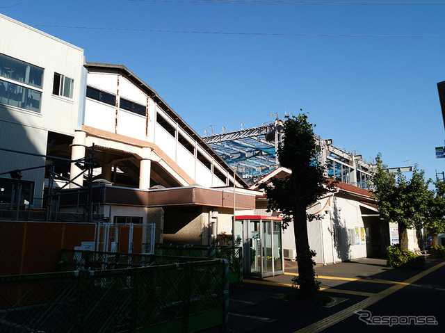 JR青梅線 東中神駅(2016年11月時)