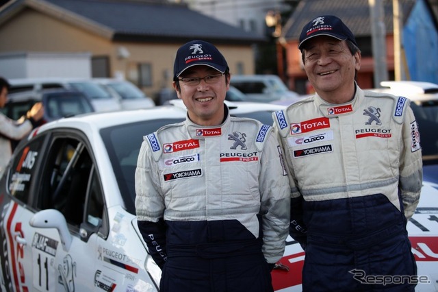 ラリープラス・クスコレーシング・ラリーチーム 柳澤宏至選手（左）／中原祥雅選手（右）