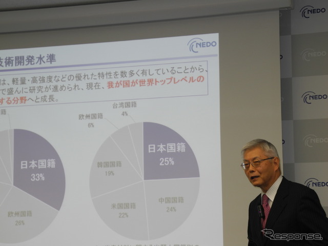新エネルギー・産業技術総合開発機構（NEDO）の古川一夫理事長