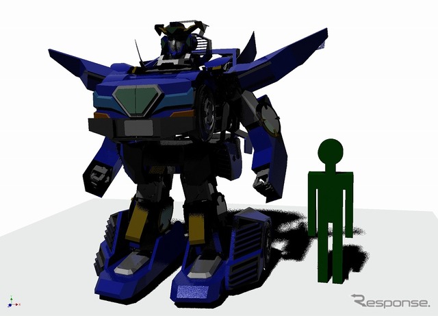 「J-deite RIDE」の完成イメージ図＜ロボットモード＞