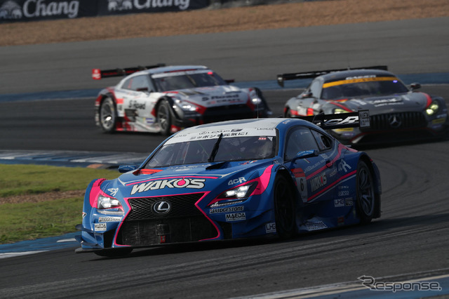 現在GT500ドライバーズランク2位の#6 RC F。