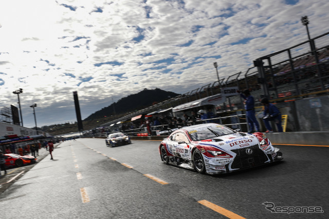 GT500の第3戦ポールポジションは#39 RC F。
