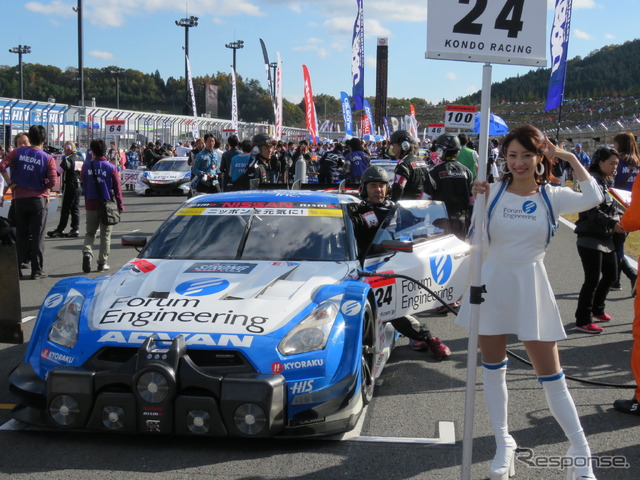 #24 GT-Rは2番グリッドからスタートして優勝。