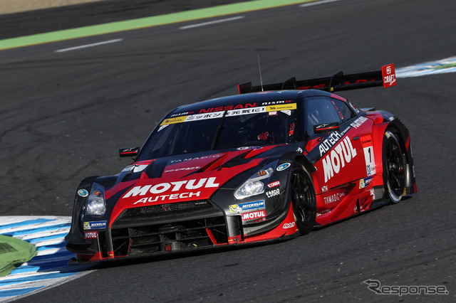 GT500クラスのポイントランク2番手、#1 GT-Rは予選9位。