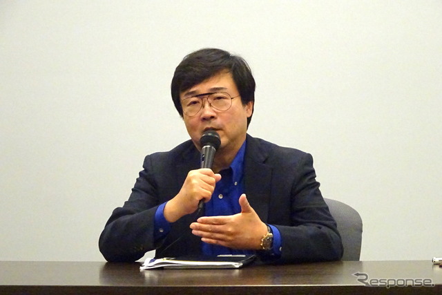 藤野社長　《撮影　池原照雄》