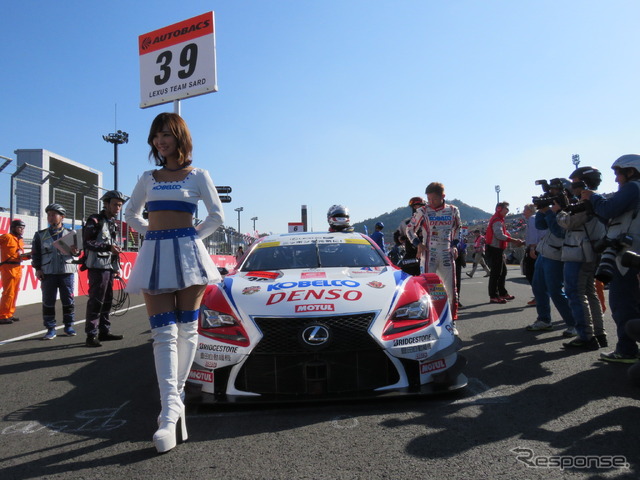 #39 RC Fはポールポジション発進から優勝した。
