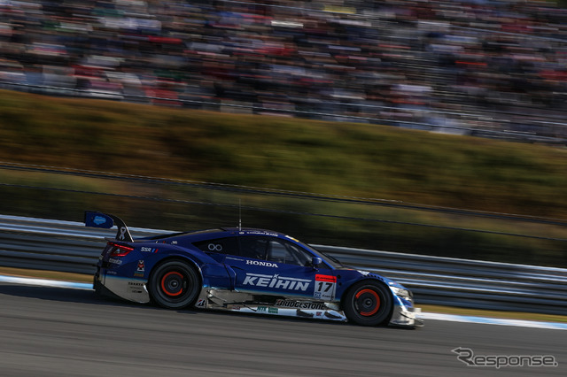 決勝11位の#17 NSX。