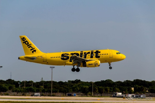 スピリット航空のエアバスA319型機