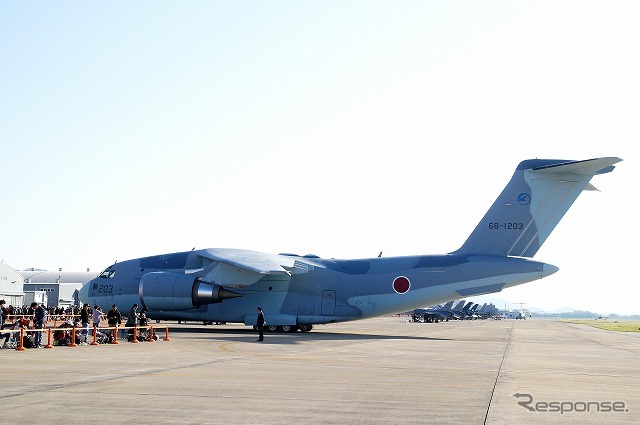 C-2量産型の展示は今年が初めて。