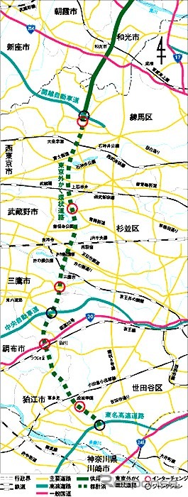外環完成に近づくか---当局と地元団体とが話し合い
