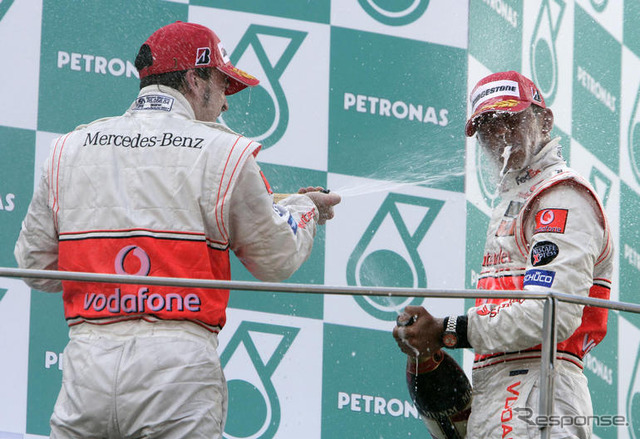 【F1マレーシアGP】マクラーレン アロンソ、初のV