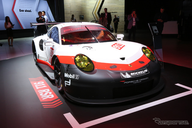ポルシェ 911 RSR 新型(ロサンゼルスモーターショー16)