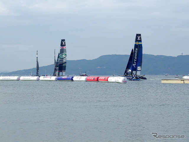 アメリカズカップ福岡大会練習レース(11月18日)