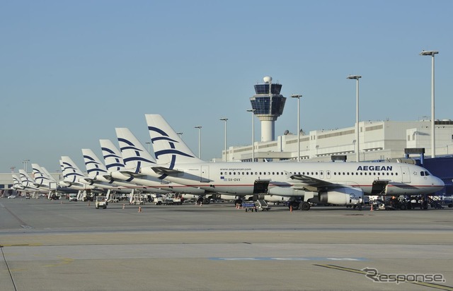 エーゲ航空のエアバスA320