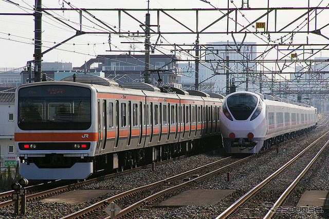 武蔵野線を行く電車・貨物列車を見ながら聴きながら…