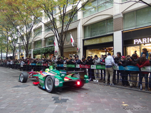 フォーミュラE東京丸の内デモラン(11月23日)
