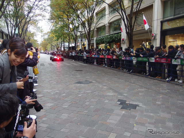 フォーミュラE東京丸の内デモラン(11月23日)