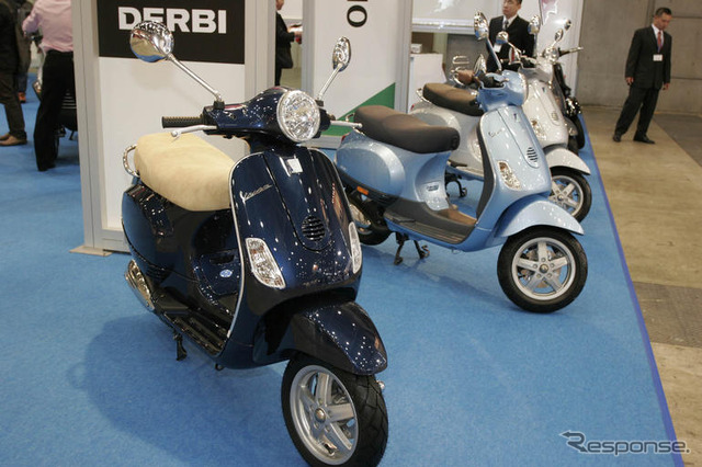 【東京モーターサイクルショー07】写真蔵…ピアジオ