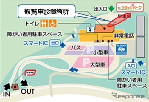 EXPASA富士川 敷地案内