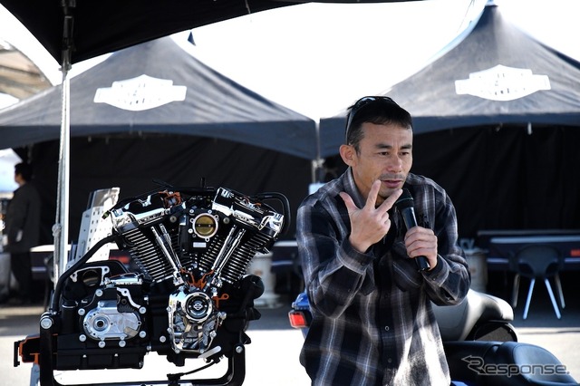 ハーレーダビッドソン大試乗会inお台場は11月27日も開催される。