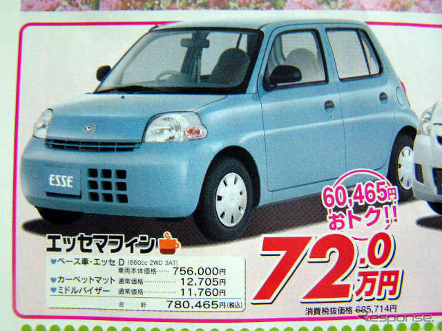 【新車値引き情報】この価格でこの軽 ダイハツの攻勢続く