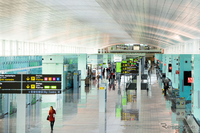 バルセロナ空港　(c) Getty Images