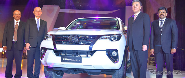 トヨタの新興国SUV、フォーチュナー 新型…インドで発売